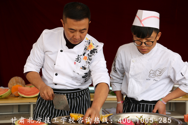 甘肃北方技工学校烹饪专业学生作品展
